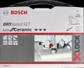 Bosch - X-LOCK - Best Serisi, Taşlama İçin Seramik Kuru Elmas Delici ve Elmas Parmak Freze Uçlu 5 Parça Set