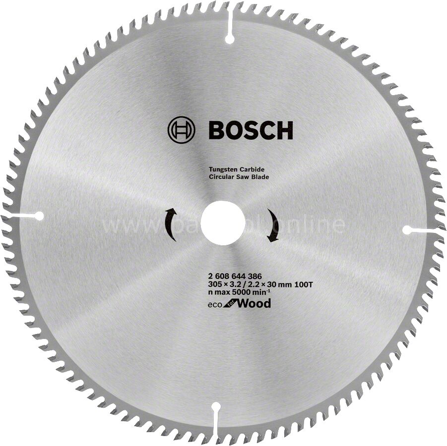 Bosch - Optiline Eco Serisi Ahşap için Daire Testere Bıçağı 305*30 100 Diş