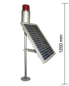 25W Harici Solar Panelli Uçak İkaz Lambası