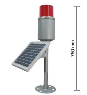 15W Harici Solar Panelli Uçak İkaz Lambası