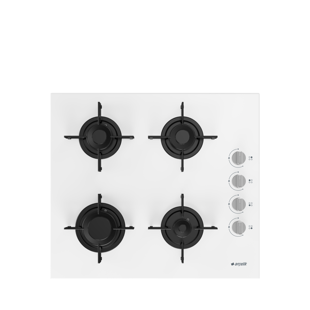 Arçelik OCD T 601-1 EB Gazlı Cam Tablalı Ocak