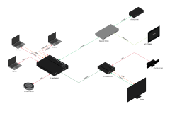 AT-CAP-SP100 USB ve Bluetooth Bağlantılı Hoparlör Mikrofon