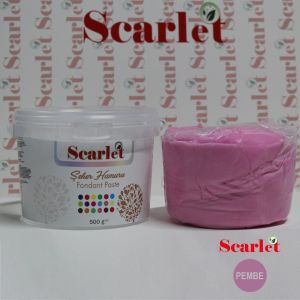 Scarlet Şeker Hamuru Pembe 500 Gr.