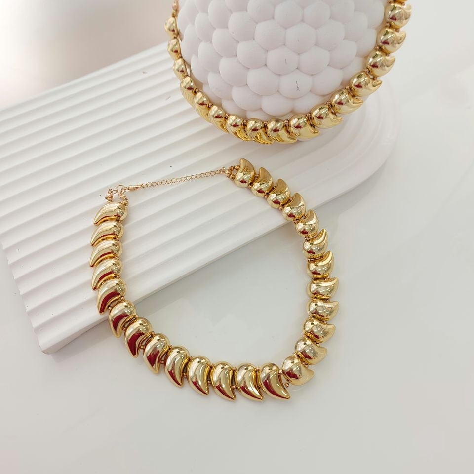 Vip Botega Choker Kolye (gold)