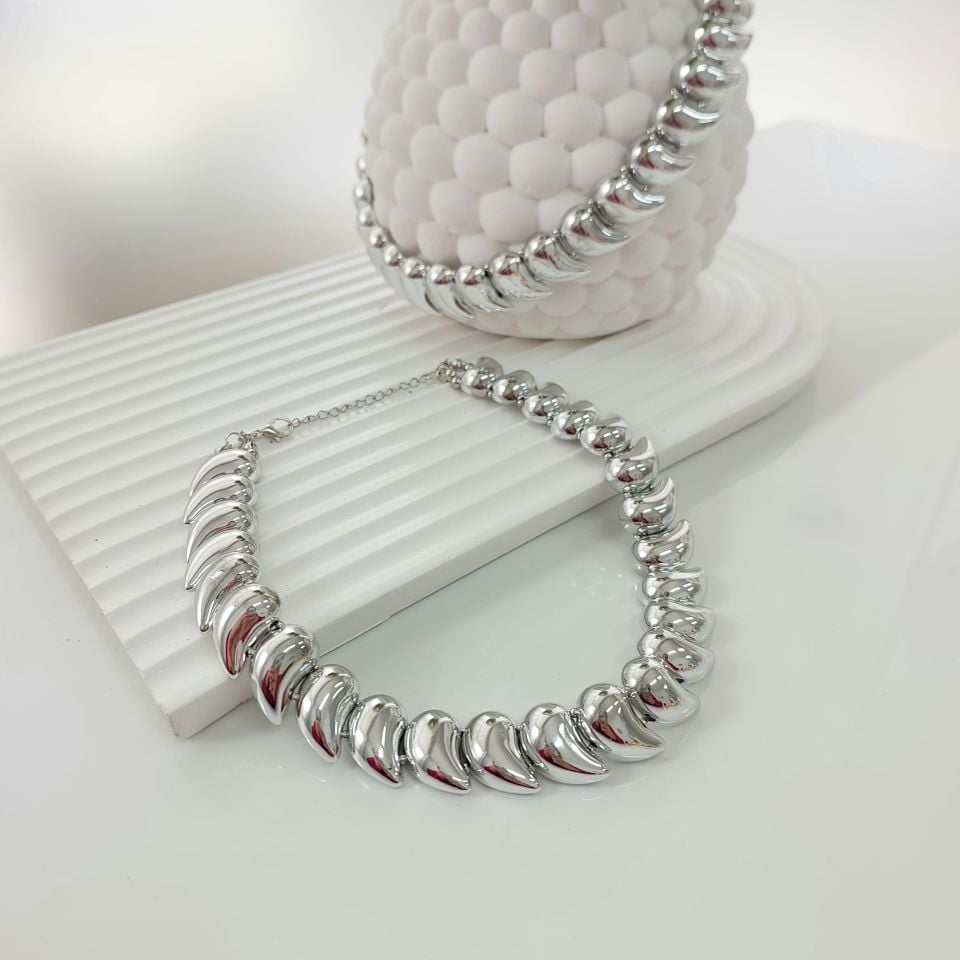 Vip Botega Choker Kolye (silver)