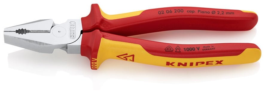 KNIPEX 02 06 200 AĞIR HİZMET VDE KOMBİNE PENSE