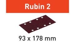 Zımparalama çizikleri STF 93X178/8 P150 RU2/50 Rubin 2