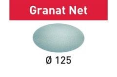 Fileli zımparalama malzemesi STF D125 P320 GR NET/50 Granat Net