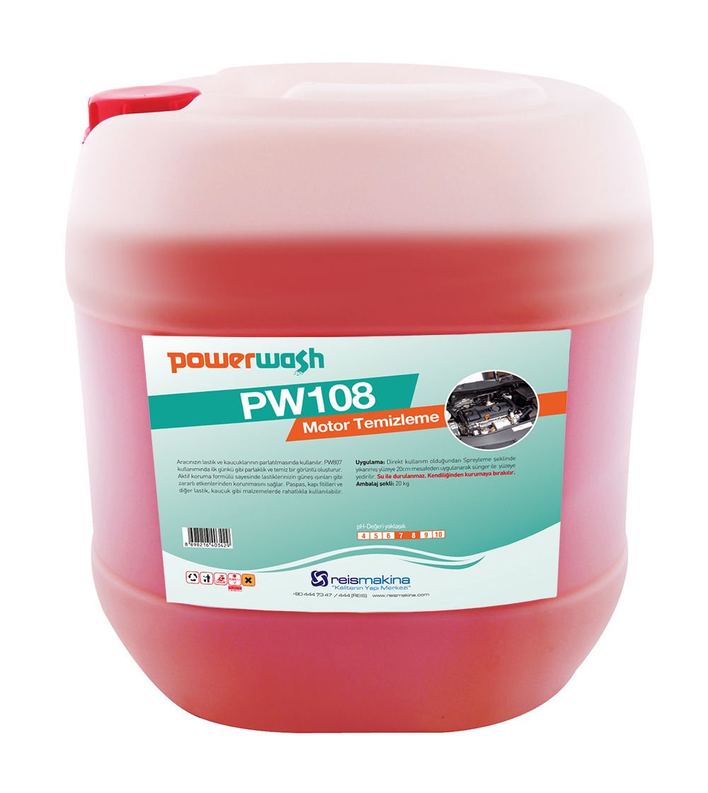 POWERWASH PW108 MOTOR TEMİZLEME KİMYASALI