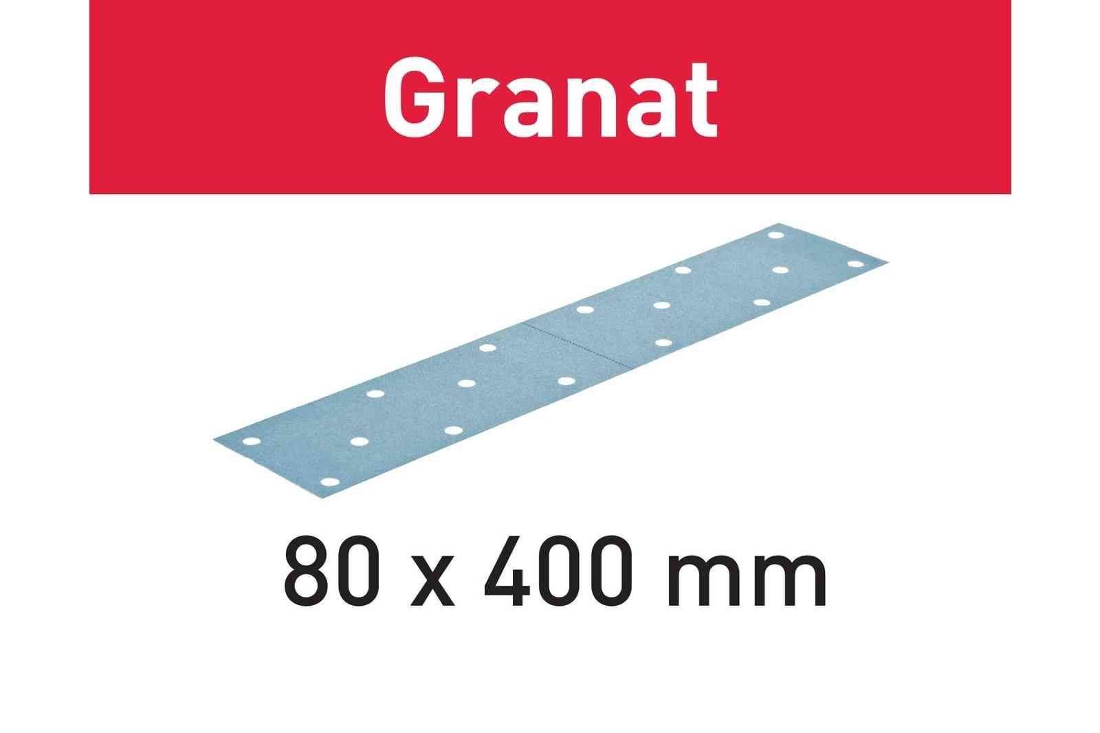 Zımparalama çizikleri STF 80x400 P80 GR/50 Granat