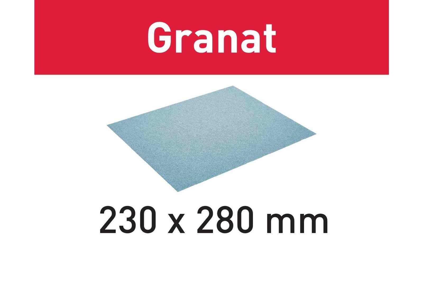 Zımpara kağıdı 230x280 P180 GR/10 Granat