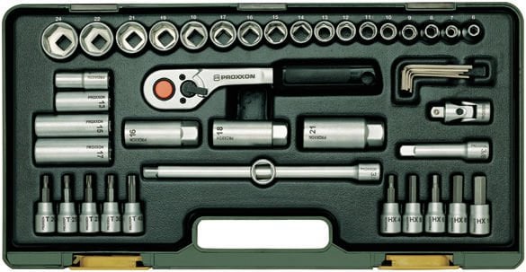 PROXXON 23282 3/8' 47 PARÇALI LOKMA VE BİTS TAKIMI