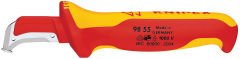 KNIPEX 98 55 VDE İZOLELİ KABLO SIYIRMA BIÇAĞI