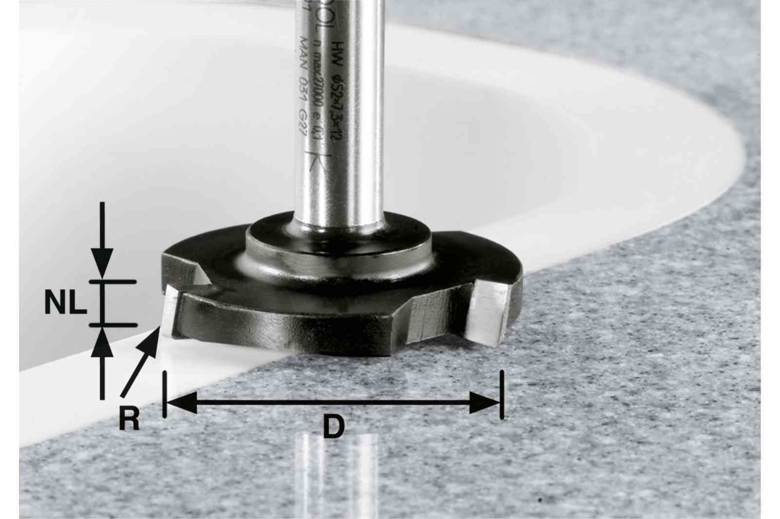 Düzeltme freze bıçağı HW D 52/R1ss S12