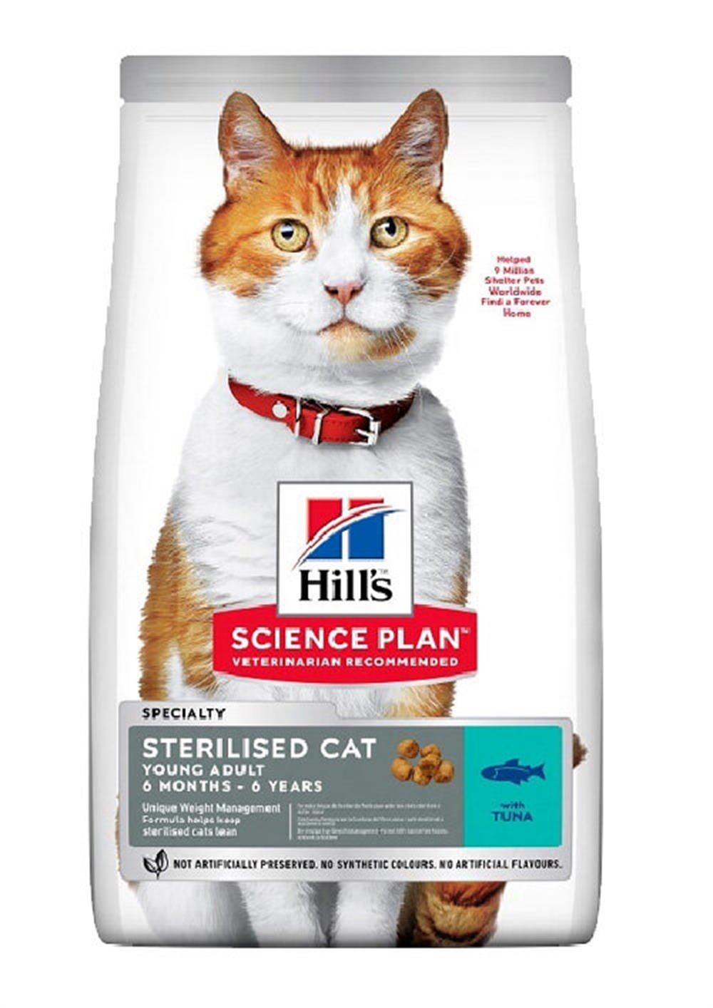 Hill's Sterilised Ton Balıklı Kısır Yetişkin Kedi Maması 10 kg
