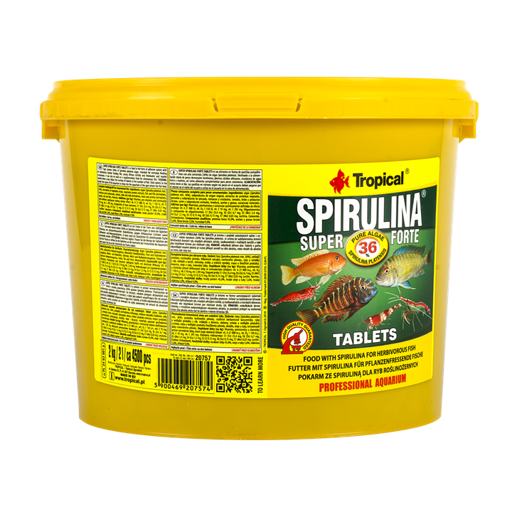 Tropical Super Spirulina Forte Tablets Balık Yemi 2 Kg