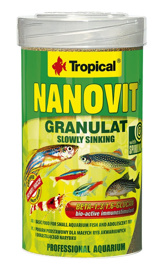 Tropical Nanovit Granulat Balık Yemi 100 ml