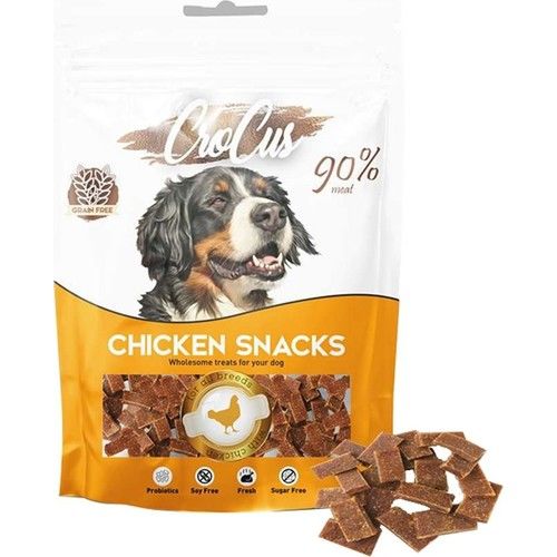 Crocus Snack Tavuklu Tahılsız Köpek Ödülü 80 Gr