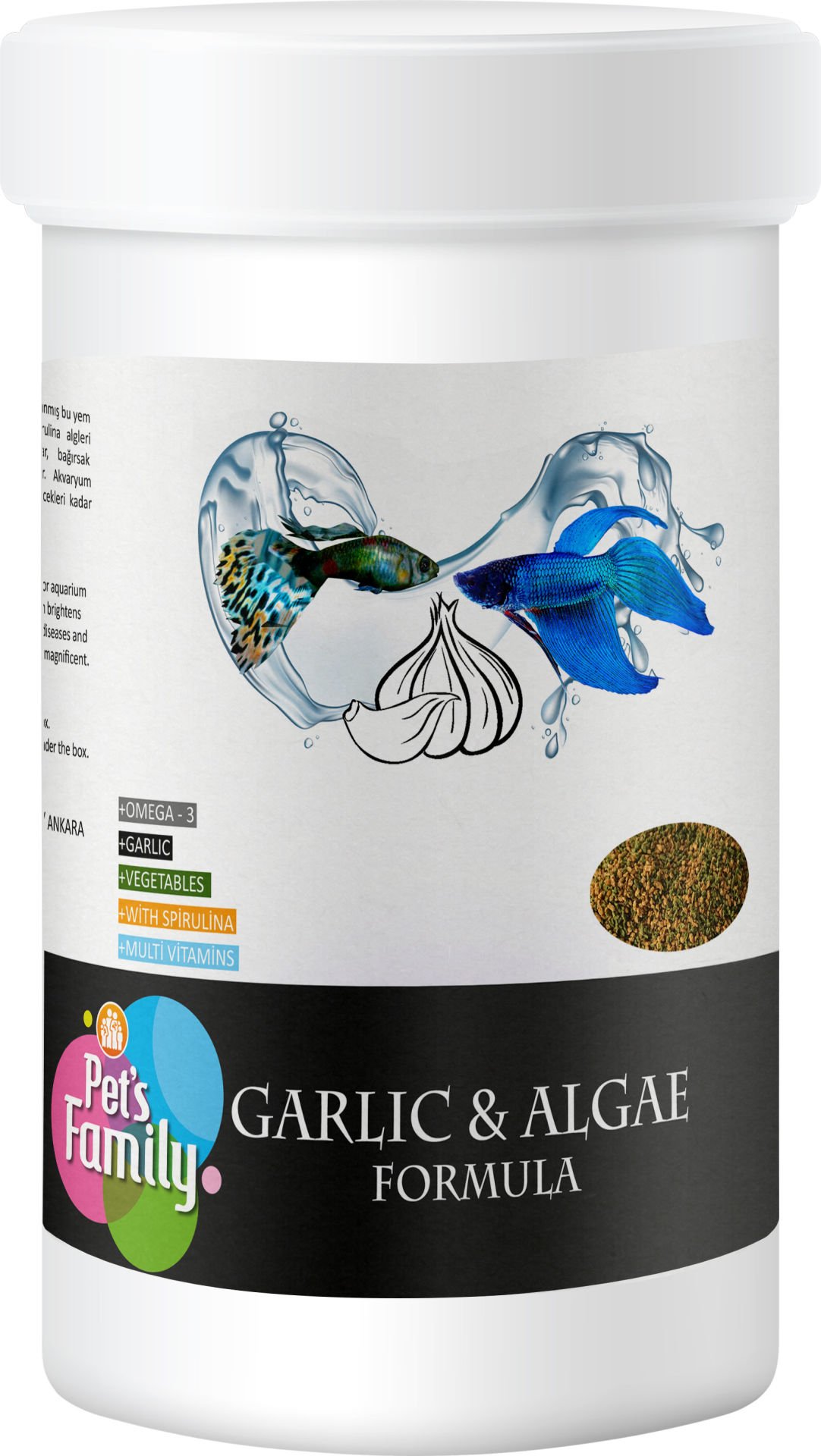 Pet’s Family Garlic & Algae Formula 250ml/110 Gr