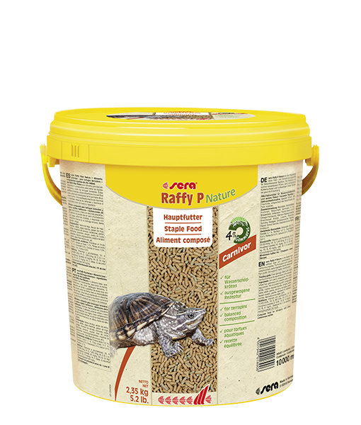 Produktbild von Sera Raffy P Nature Futtersticks 10 Liter – Hauptfutter Für Wasserschildkröten | Bis 03/2025
