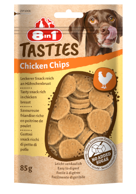 8in1 Tasties Chicken Chips Tavuk Cipsi Köpek Ödülü 85 gr