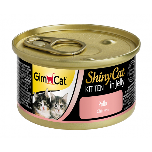 GimCat ShinyCat Kitten Tavuklu Konserve Yavru Kedi Maması 70 gr