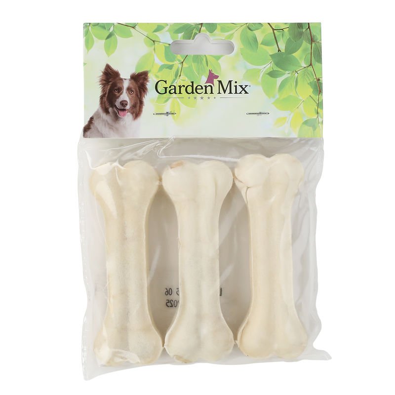 Garden Mix Sütlü Deri Kemik 10 Cm 40-45 3'lü Paket