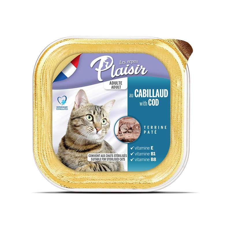 Plaisir Pate Morina Balıklı Yetişkin Kedi Konservesi 100 Gr