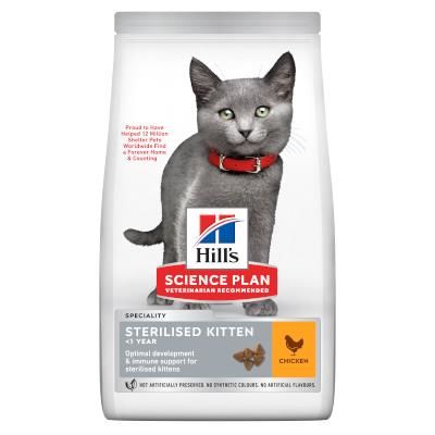 Hill's Kitten Sterilised Tavuklu Yavru Kısırlaştırılmış Kedi Maması 10 Kg