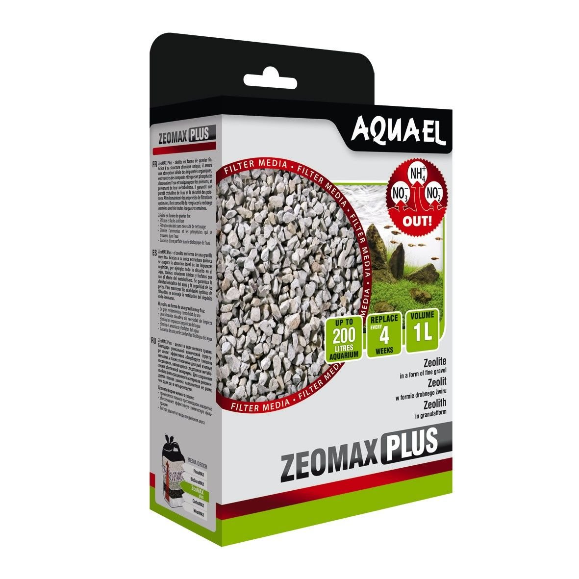 Aquael ZeoMax Plus Akvaryum Filtre Malzemesi 1 Lt