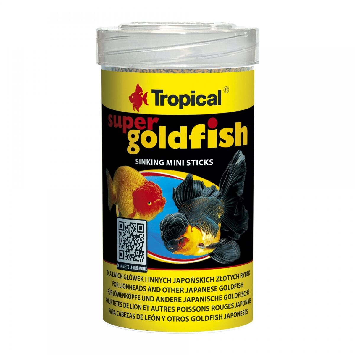 Tropical Super Goldfish Sinking Mini Sticks Akvaryum Balık Yemi 100 ml