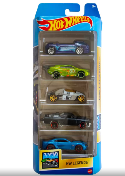 Hot Wheels 5'li Araba Seti - Legents Serisi