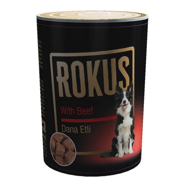 Rokus Dana Etli Köpek Konservesi 410 Gr