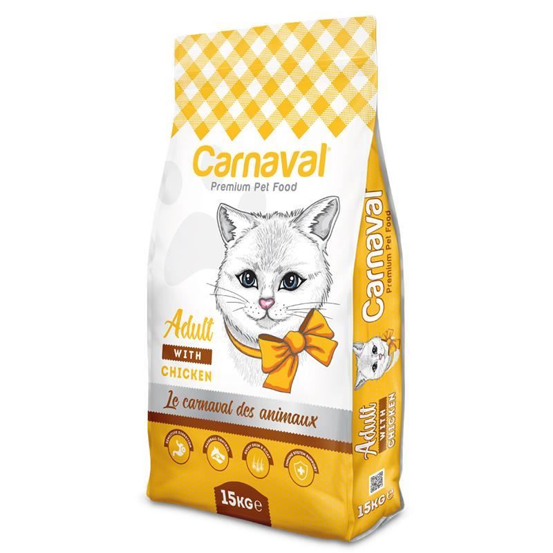 Carnaval Premium Tavuk Etli Yetişkin Kedi Maması 15 Kg