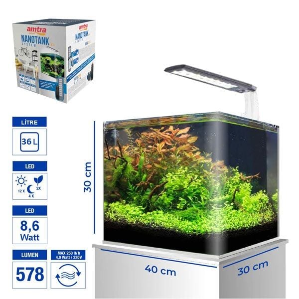 Amtra Nano Tank 36 Set 40x30x30 cm 36 Lt