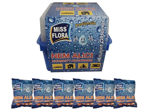 Miss Flora 450 Gram Nem Alıcı +  6 Yedek Tablet