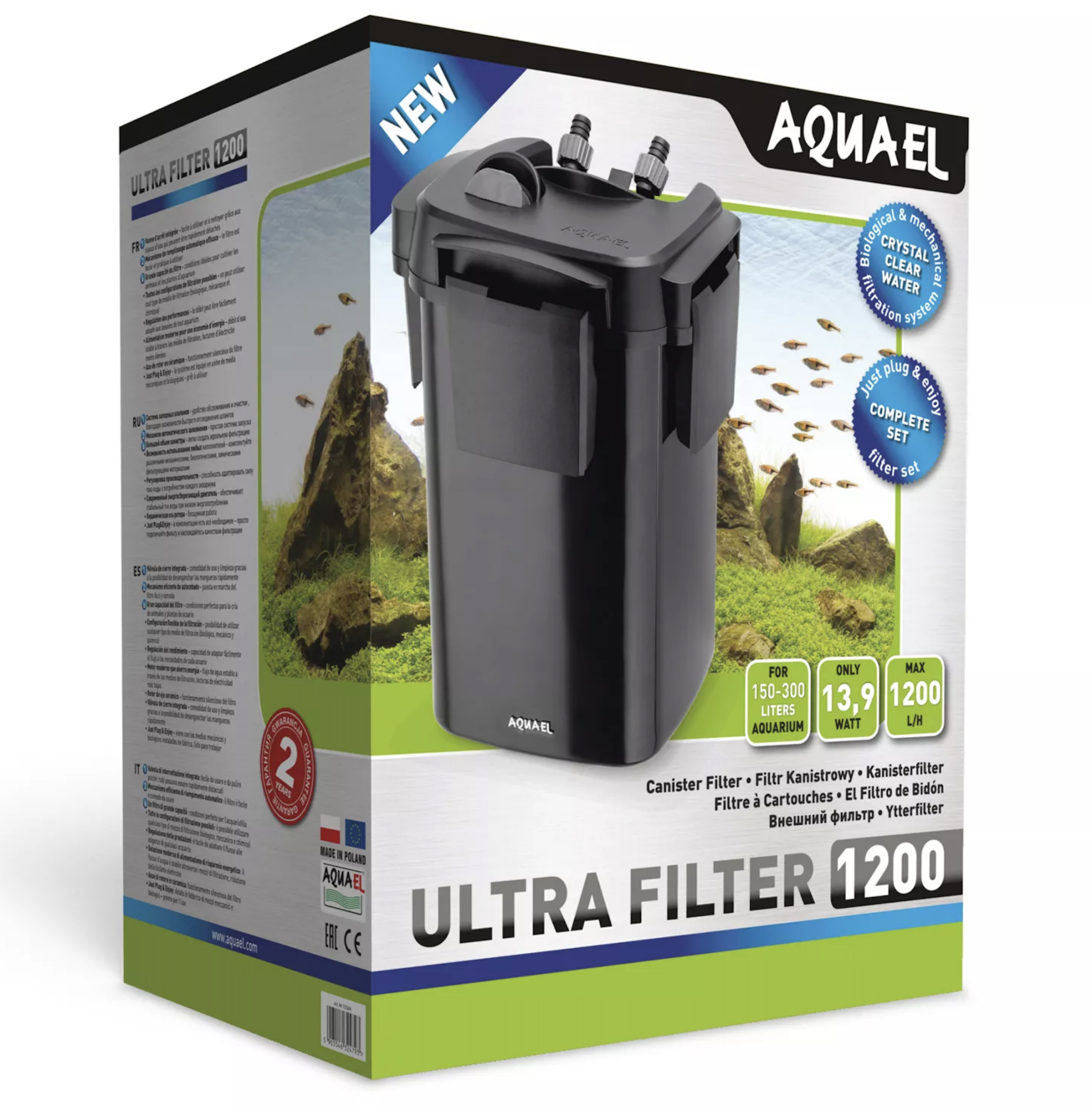 Aquael Ultra Filter 1200 Dış Filtre