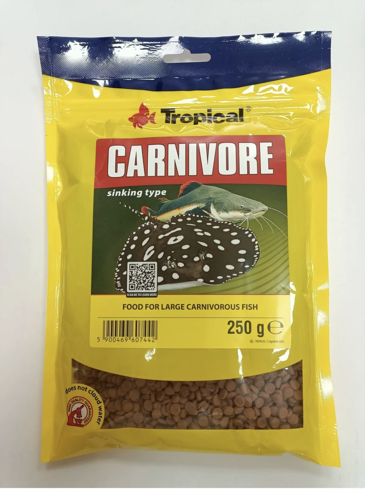 Tropical Carnivore Akvaryum Balık Yemi 250 gr (Orijinal Paket)