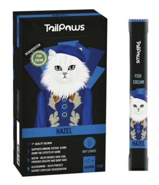 TailPaws Hazel Somon Balıklı Sıvı Kedi Ödülü 20x15 gr