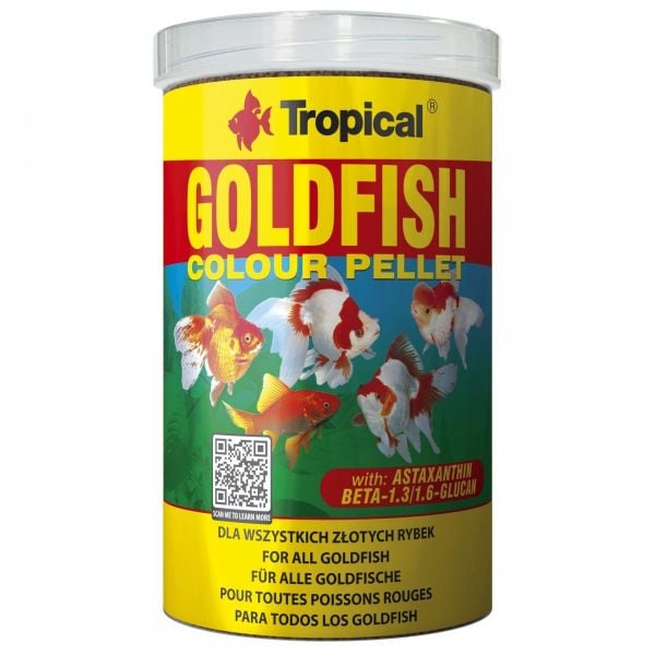 Tropical Goldfish Colour Pellet Balık Yemi 100 ml