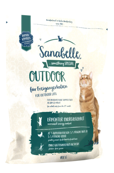 Sanabelle Outdoor Serbest Dolaşan Yetişkin Kedi Maması 400 gr