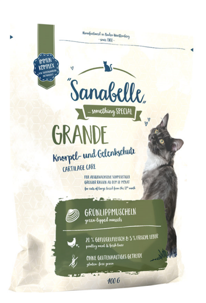Sanabelle Grande Kıkırdak Bakımı  İçin Yetişkin Kedi Maması 400 gr