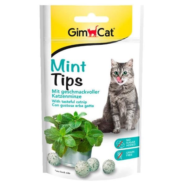 GimCat Mint Tips Catnip Topları Kedi Ödülü 40 Gr