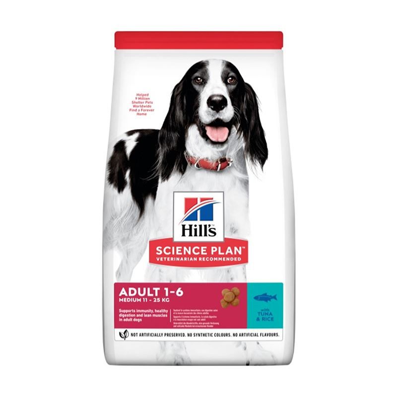 Hill's Adult Medium Ton Balıklı ve Pirinçli Yetişkin Orta Irk Köpek Maması 12 Kg