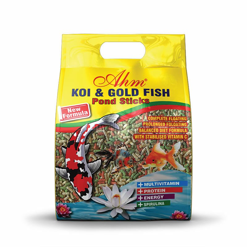 Ahm Koi & Gold Fish Mix Pond Sticks Balık Yemi 1 Kg