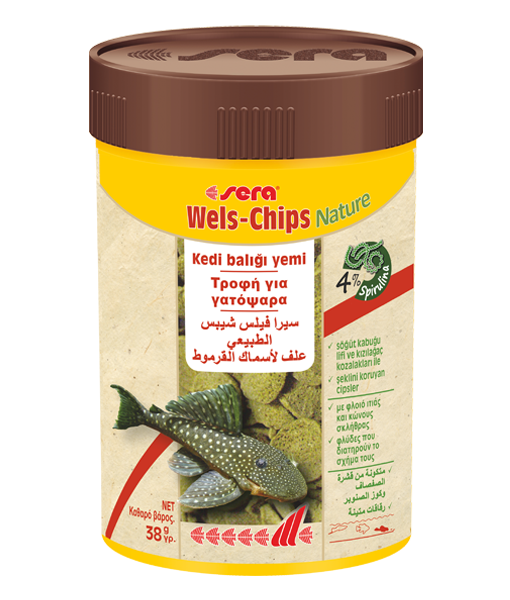 Sera Wels-Chips Nature Balık Yemi 100 ml