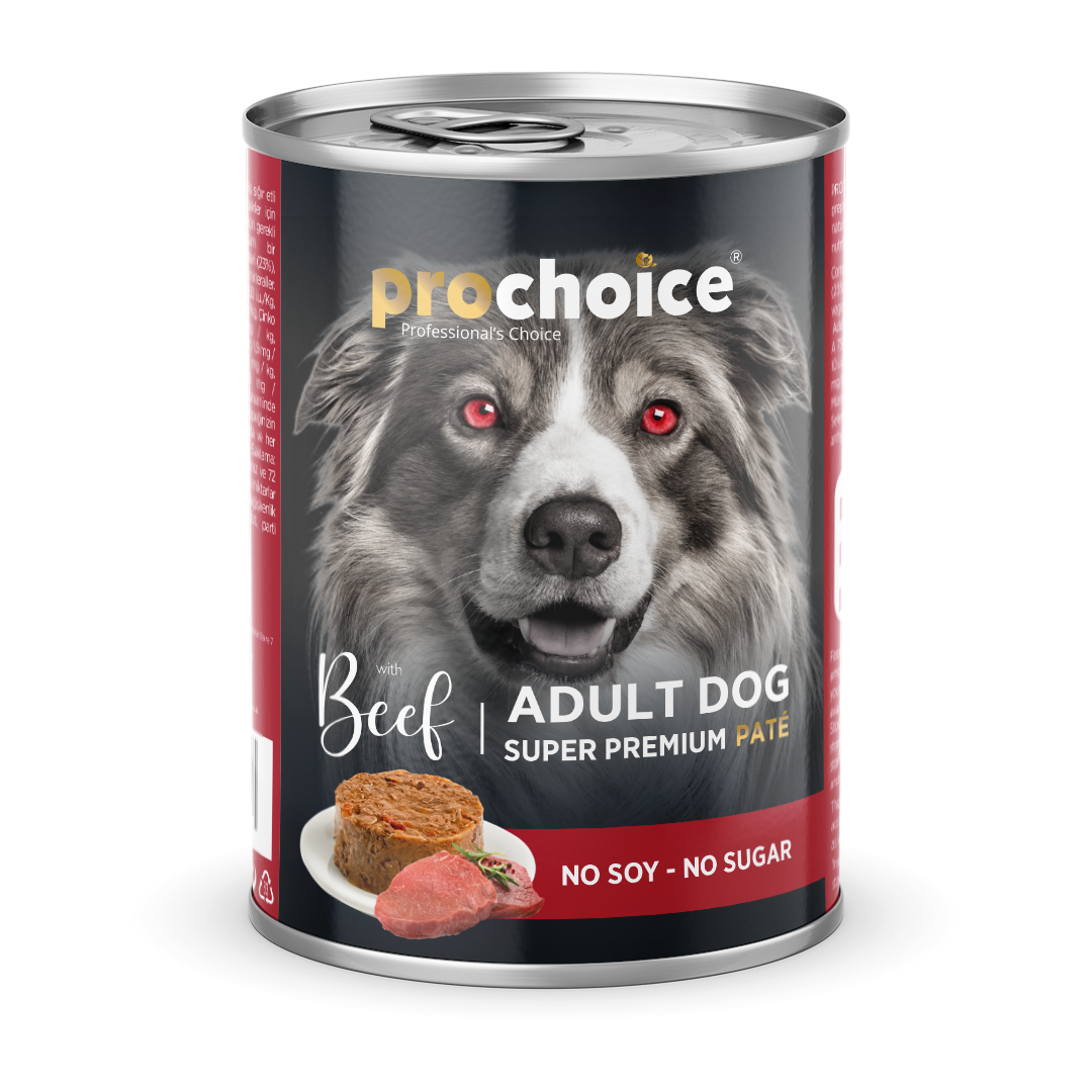 Prochoice  Beef & Rice Pate For Adult Dogs Yaş Kedi Maması 400 gr