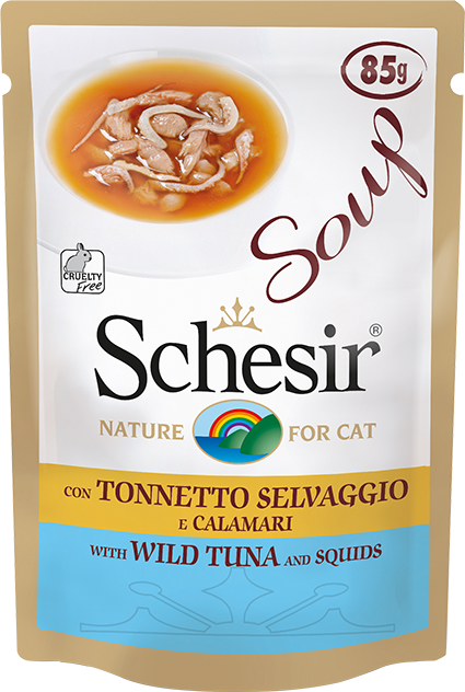 Schesir Soup Ton Balık & Kalamar Kedi Çorbası 85 Gr