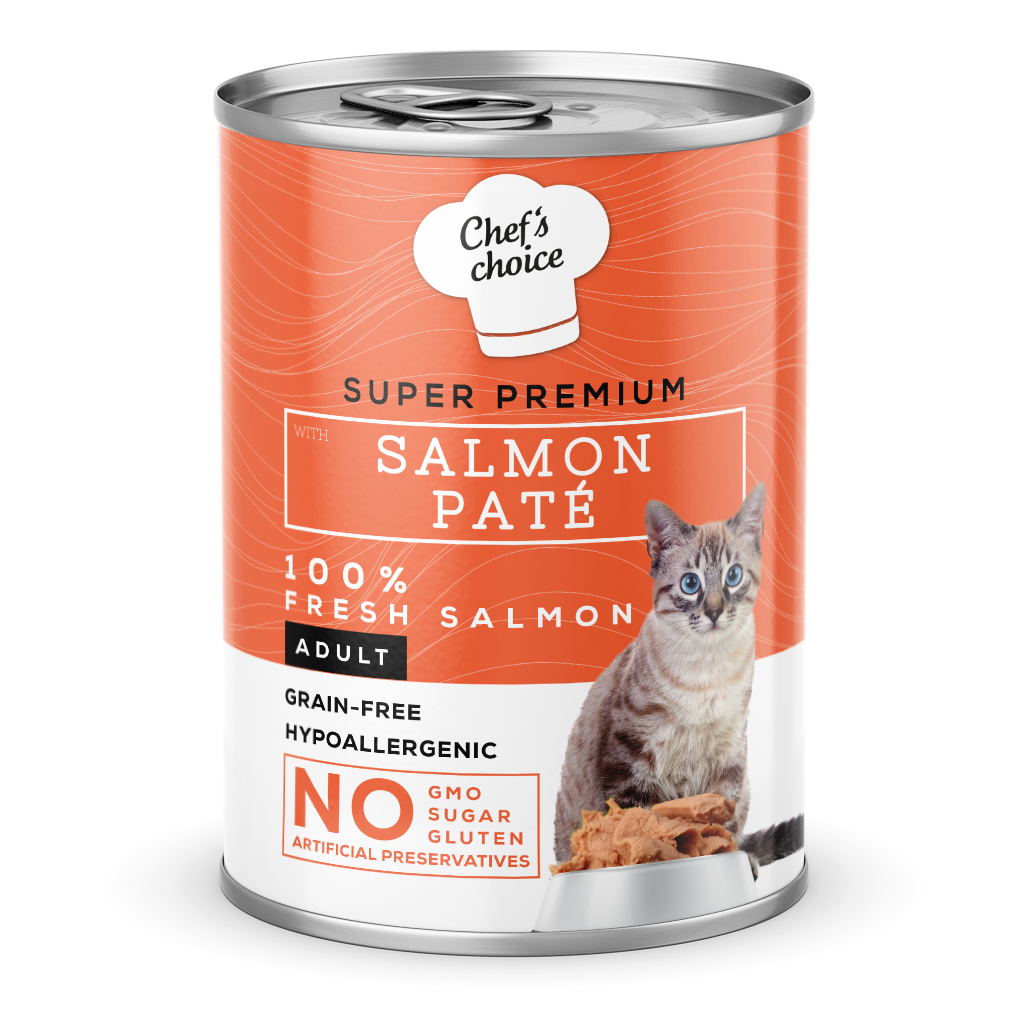 Chef's Choice Salmon Pate Yaş Kedi Maması 400 gr