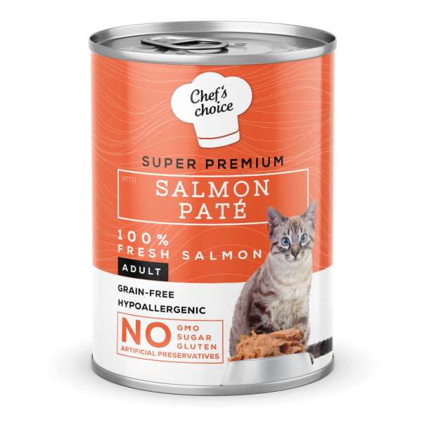 Chef's Choice Salmon Pate Yaş Kedi Maması 400 gr